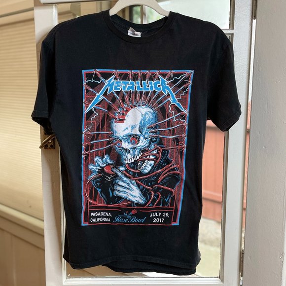 Delta Apparel Other - Metallica Pasadena Rose Bowl Worldwired Tour 2017 Concert T-Shirt Size Large